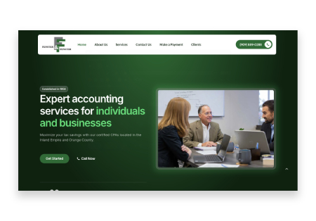accountant web design